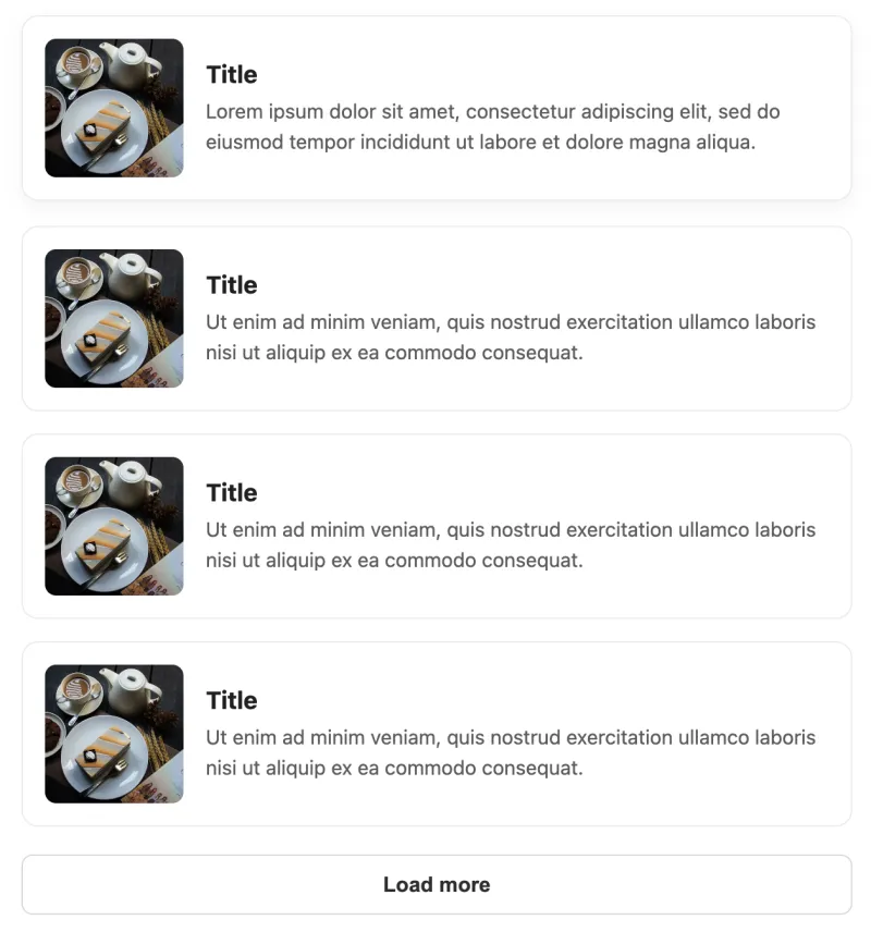 Get List — List feed