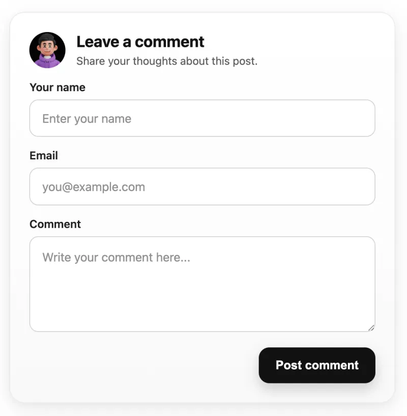 POST — Comment